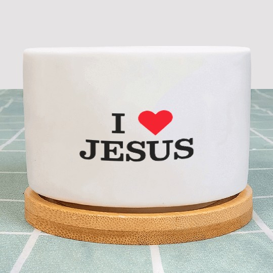 I Heart Jesus Plant Pots