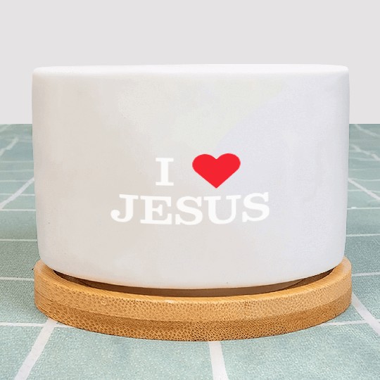 I Heart Jesus Plant Pots