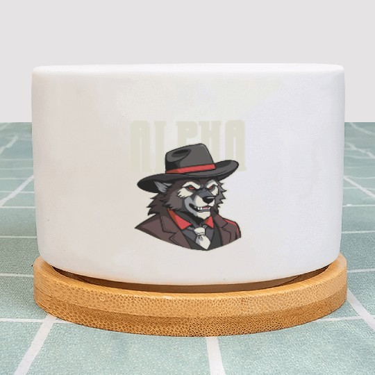 Alpha Wolf – No Beta Behavior Plant Pots