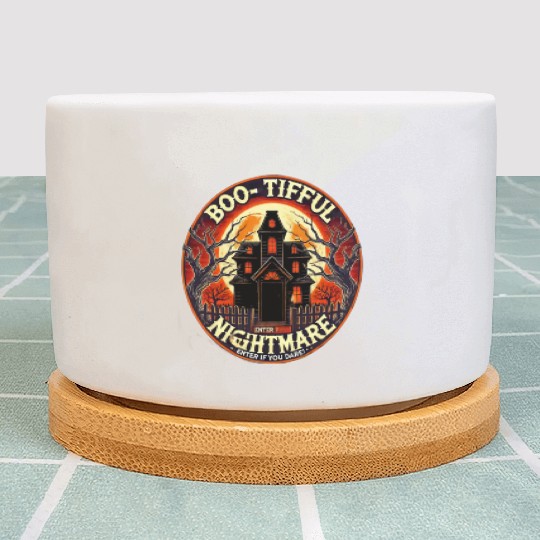 Haunted House Horror - Spooky Halloween Nightmare Plant Pots