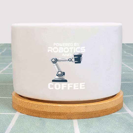 AI Robotics Geek Tech Humor Robot Plant Pots