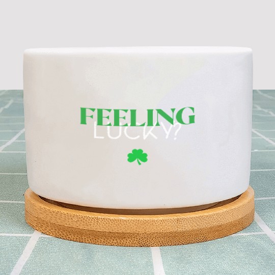 Feeling Lucky With Clover Plant Pots