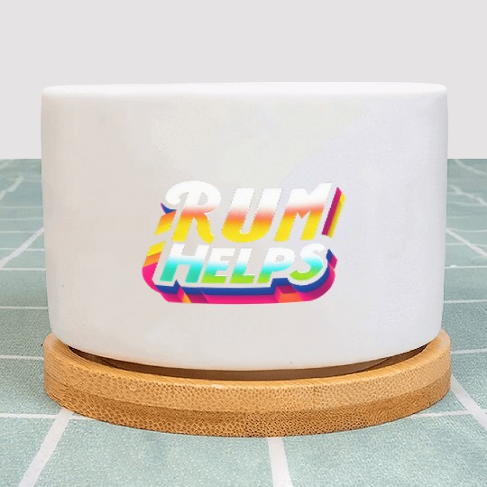 Rum Helps 9 Plant Pots