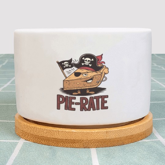 Pi-Rate, PI Pirate Fun for Math Lovers on Pi Day Plant Pots
