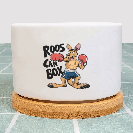Roos Can Box Kangaroo Boxing Fun for Kangaroo Plant Pots