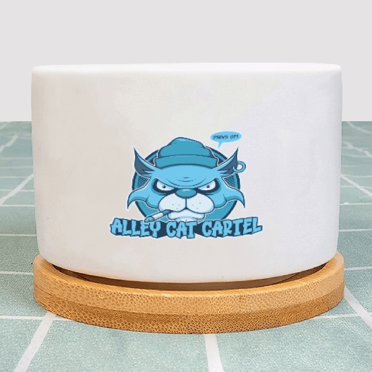 Allet Cat Cartel Funny Cat Lover Plant Pots
