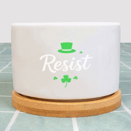 Resist and Celebrate St. Patrick’s Day Plant Pots