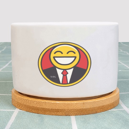 Laughing Business Icon – LOL Edition Plant Pots