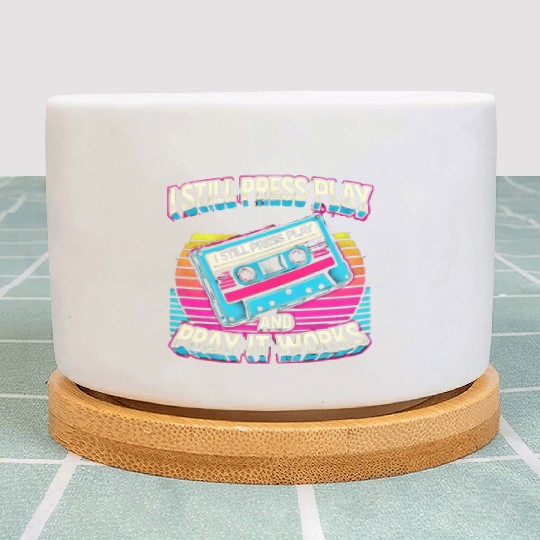 Retro Cassette Tape Plant Pots