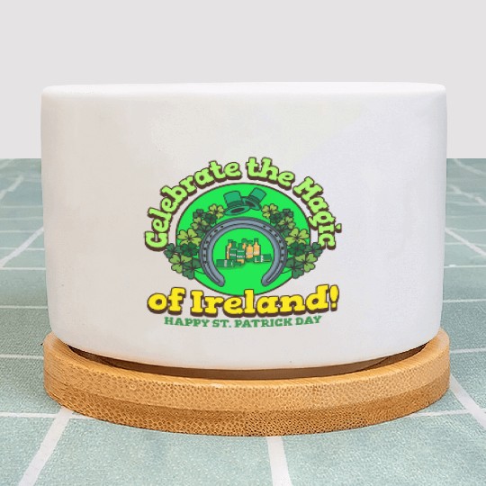 Celebrate the Magic of Ireland Plant Pots