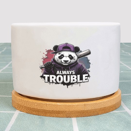 Gangster Panda Panda Bear Pandas Plant Pots