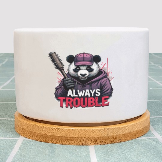 Gangster Panda Panda Bear Pandas Plant Pots