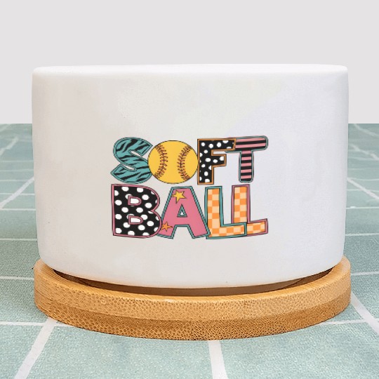 Game Day Baseball Life Softball Life for Mom Boys Plant Pots