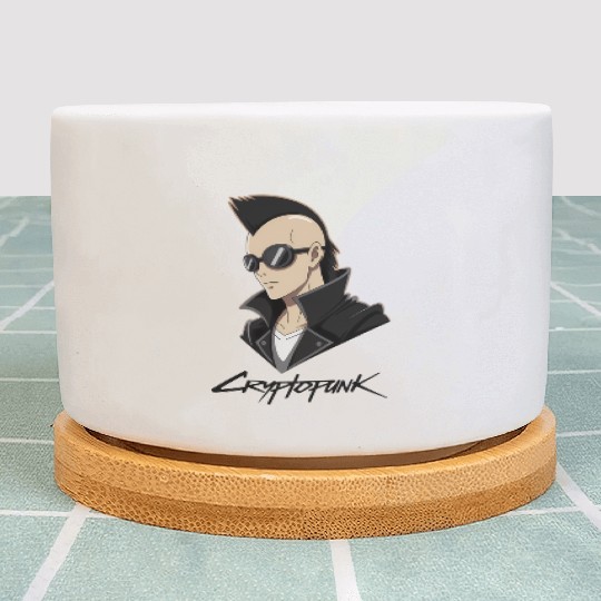 CRYPTO CYBER PUNK Plant Pots