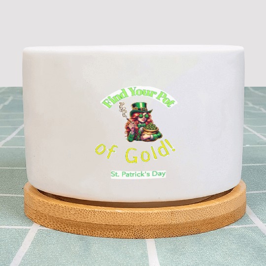 Find Your Pot Of Gold gift for St Patrick's Day Plant Pots