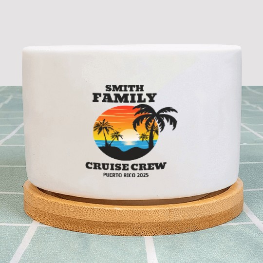 smith family cruise crew puerto rico 2025 Plant Pots