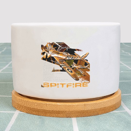 Spitfire Legend: WWII Icon in Flight Plant Pots