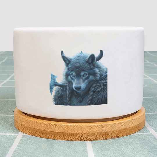 Viking Wolf King young scooter , weather Plant Pots