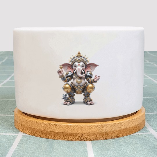 Ganesha, Hindu God Plant Pots