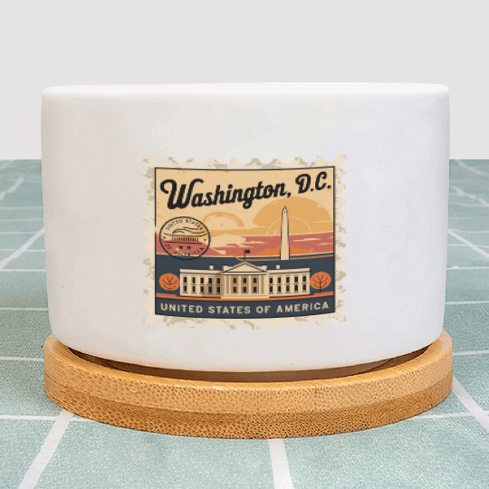 Washington DC Souvenir and Political Gift Idea Plant Pots