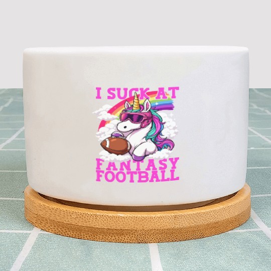 Fantasy Football Loser Unicorn I Suck At Fantasy Plant Pots