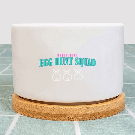 Unofficial Egg Hunt Squad Easter Plant Pots