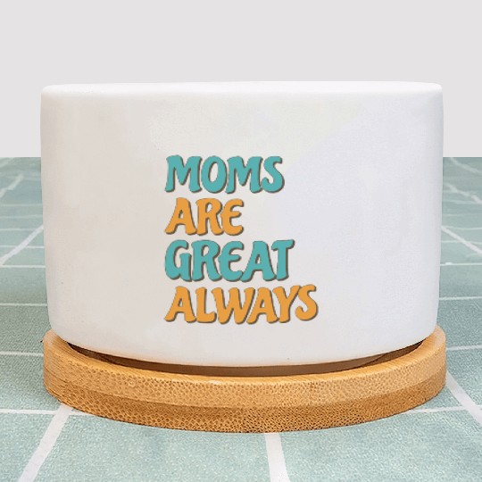 Funny Mom Mothers Day Mama Proud Family Love Plant Pots