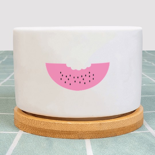 Cute Watermelon Slice – Sweet, Juicy & Aesthetic Plant Pots