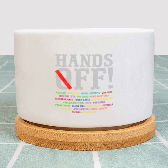 Hands Off Social Security Protest Resist Save D Plant Pots
