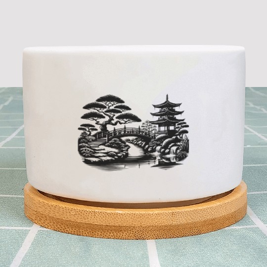 Harmonious Path To The Japanese Temple Garden Plant Pots