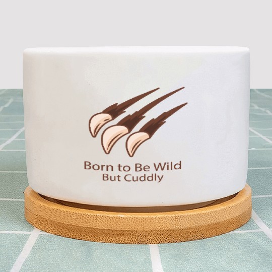 Born to Be Wild – But Cuddly Cuddles with Claws Plant Pots