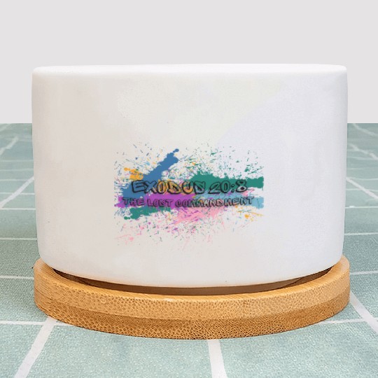 The Lost Commandment multi color Plant Pots