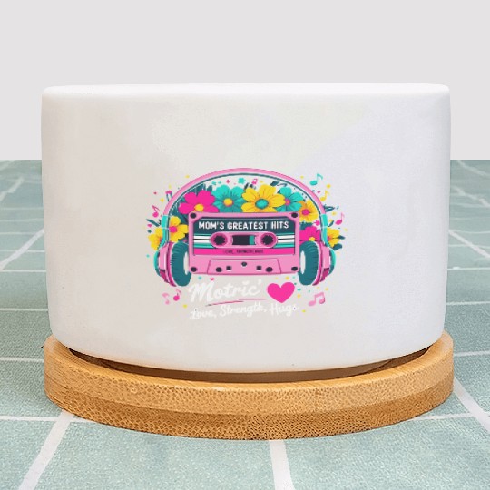 Retro Mom Mixtape Plant Pots - Mother’s Day Nostalgia