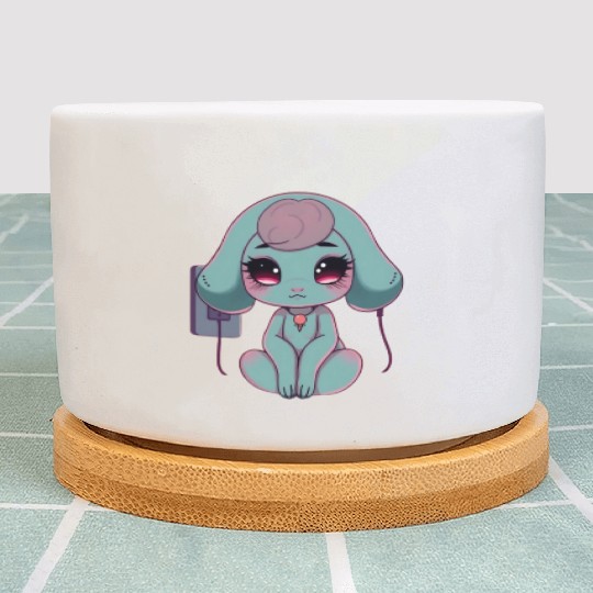 Unplug to Recharge Plant Pots