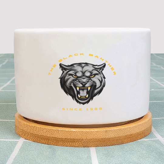 Fierce Black Panther Plant Pots – Bold,Wild & Stylish