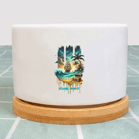 Midnight Sails Plant Pots