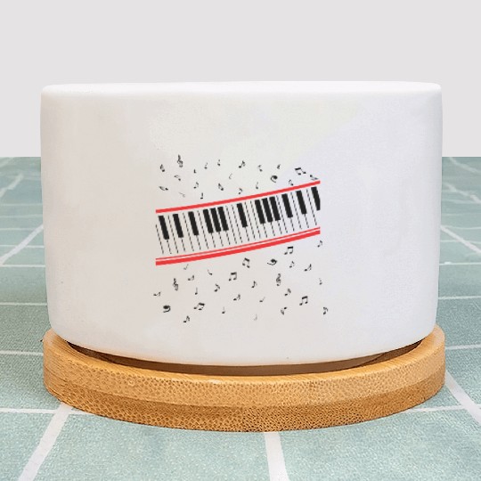 Michael 80s Beat It Piano Design Plant Pots