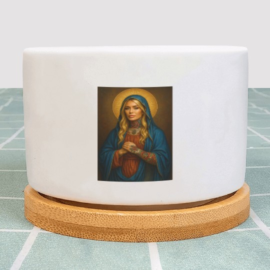 Mother Mary Plant Pots