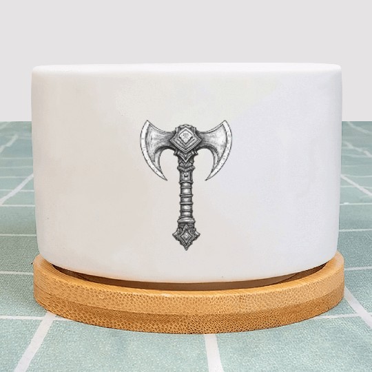 Holy Symbol of Ferros (God of War) Plant Pots