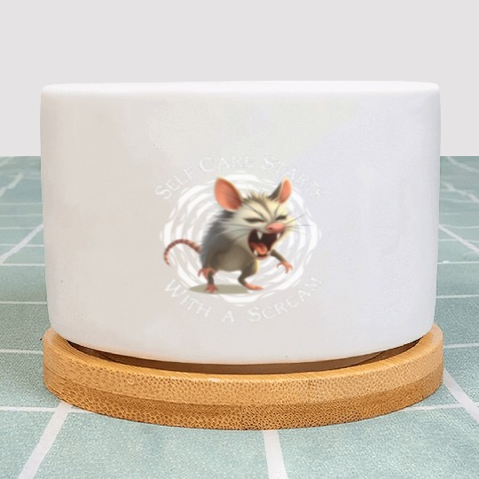 Self Care Starts with a Scream – Unhinged and Loud Plant Pots