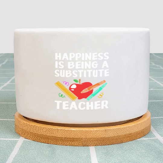 Substitute Teacher Back To School Plant Pots