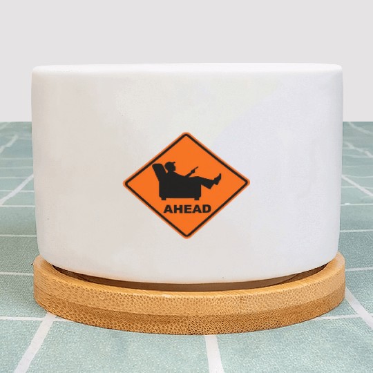 Couch Potato "Dad" Ahead Plant Pots