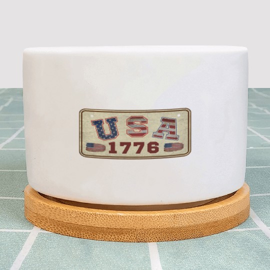 USA 1776 VINTAGE Plant Pots