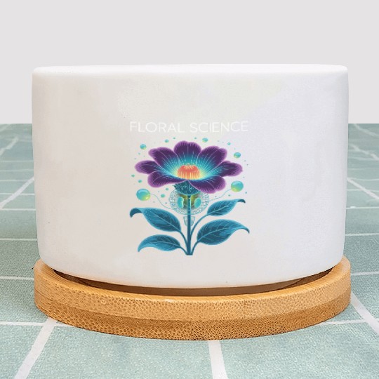Floral Science Botany and Chemistry Fusion Plant Pots