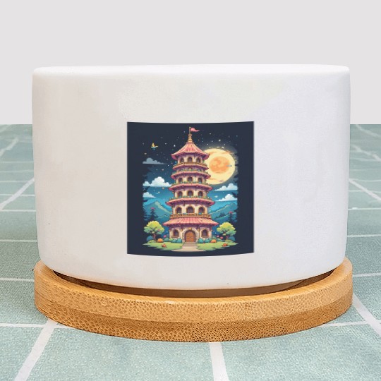 Twilight Temple Glow Plant Pots