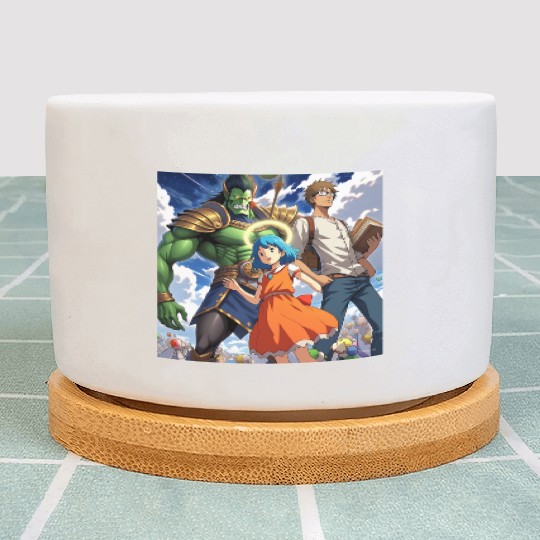 Guardians of Hope – Anime Heroic Trio Plant Pots