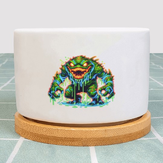 Neon Swamp Beast – Toxic Terror Plant Pots