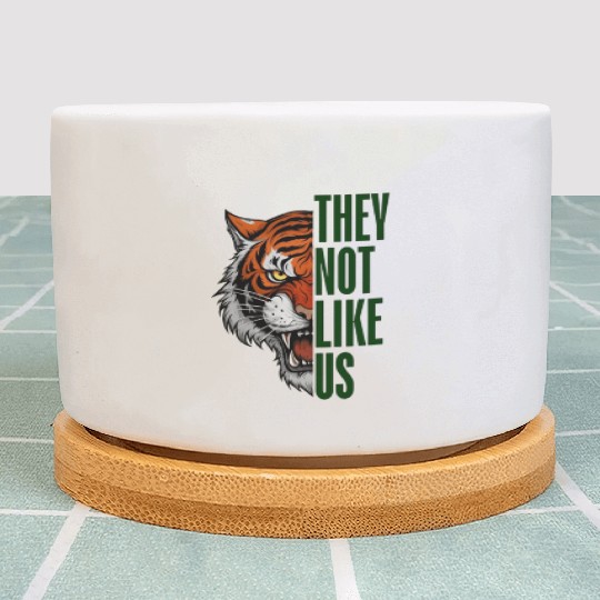 They Not Like Us – Tiger Graphic Plant Pots