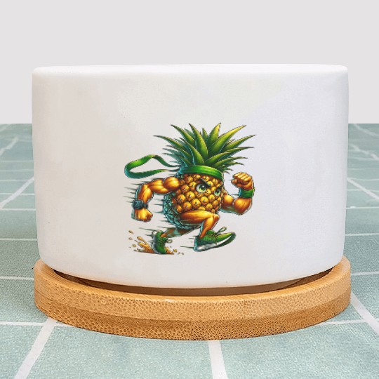 Pineapple Power Runner – Full Sprint Energy Burst Plant Pots