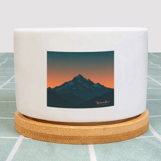 Wanderlust Peaks Plant Pots